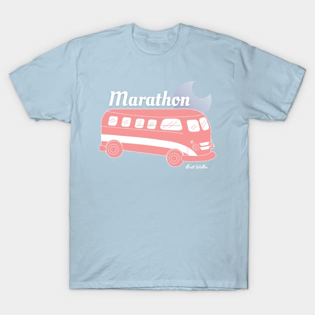 Marathon Bus Tee T-Shirt by WellaWella